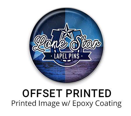 Offset Printed Pins